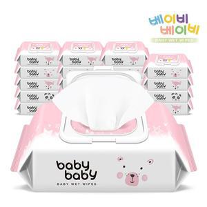 [베이비베이비] 아기물티슈 트윙클 120매 캡형X20팩