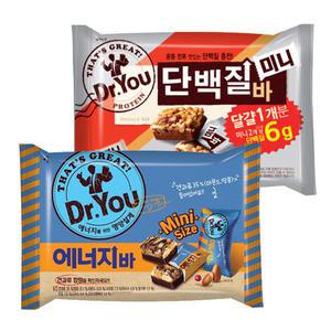 오리온 닥터유 미니 (에너지바 310G*1 + 단백질바 324G*1) 2개