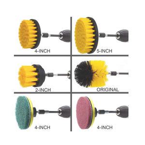 회전 전동 드릴 청소 원형 브러쉬 청소기 청소솔 드릴솔 전동솔 도구 - 브러쉬 6종세트