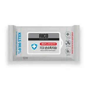 리꼬 손소독티슈 휴대 10매 20매 60매 캡형 닥터스 알콜티슈 세정