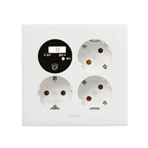 르그랑아남 아펠라 대기전력차단 콘센트 3구(화이트)