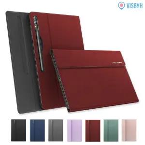 비스비 갤럭시탭 S7+플러스 북커버 케이스 S펜수납