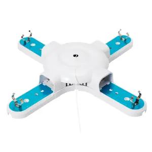 웅진 FPL 55W 4등용 십자등 기구 형광등기구 초절전형 전자식