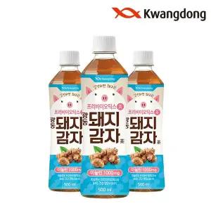 [광동제약][무료배송] 광동 돼지감자차 500ml x 24pet (라벨랜덤)