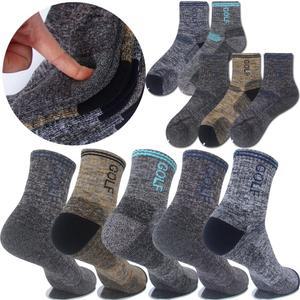 남자 등산 작업용 두툼한 이중 바닥 쿠션 파일 양말 단목_10족