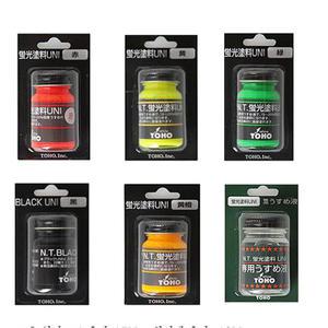 토호 형광도료 6종류  물때가묻은 찌톱에바른면 시인성을확보는제품