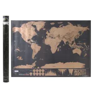 아트박스/디자인에버 독도는 우리땅 블랙 스크래치 세계지도 여행지도