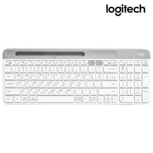 로지텍코리아 K580 슬림 무선 블루투스 키보드 멀티 디바이스 한글자판 퓨어화이트