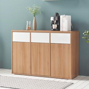 데코라인 편의점그거 재활용 분리수거함 3칸 / 정수기 받침대 분리수거 수납장