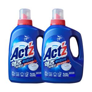 액츠 퍼펙트 3L 2개 액체세탁세제 베이킹소다