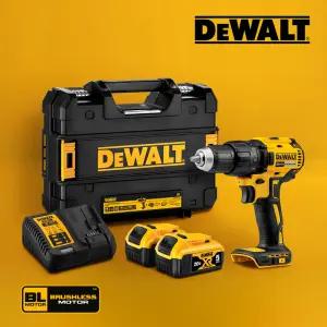 [디월트] 20V 브러쉬리스 무선충전드릴 드라이버(x배터리2개) DCD7771P2