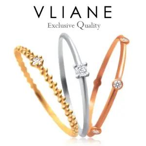 18K 트리플 레이어드 반지