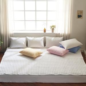 [기타][에르미아] 리튼 순면 누빔 패밀리침대 매트패드 F1(220x200) 특대형패드