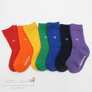 [꼼지] G지앤 레인보우(7족)세트 유아 아동 양말