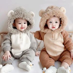 라이온킹 패딩 유아수트 아기옷 사자 우주복 남아 방한복 베이비 겨울 백일 선물