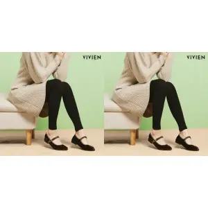 [롯데백화점]비비안 (1+1) 100D 세이프 기모레깅스 TS0437