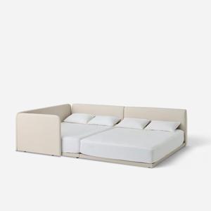 한샘 스테디 하이 패밀리침대 Q+Q 한쪽가드형, 데이베드 (컬러 옵션, 매트별도)