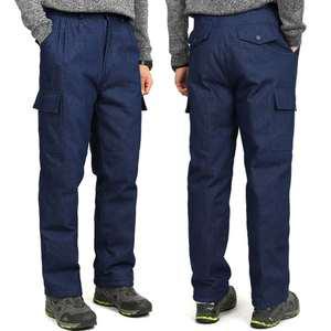 패딩 남자방한바지 청 카고 건빵 작업 겨울 전술바지