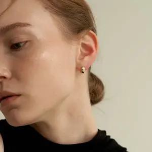 [스테이잼] 14K 클래식 링 귀걸이