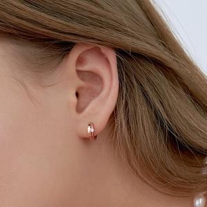 [스테이잼] 14K 시그니티 레이어드 링 귀걸이