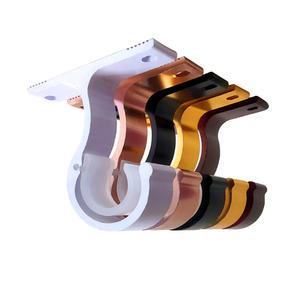 모던 심플 알미늄 커튼 봉 브라켓 걸이 행거 천장 고정대 창문 방한 나비 주름 커튼 설치 인테리어 부자재