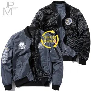 제이피엠 남자 봄 가을 양면 항공점퍼 리버시블 자켓 실용성있는 양면점퍼 간절기 아우터 GA17