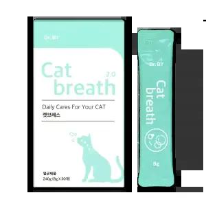 닥터바이 캣브레스 고양이 기침 재채기 기관지 협착증 호흡기 특허소재 영양제