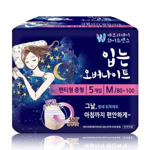 [기타]에브리데이 화이트센스 입는 오버나이트 중형 5P