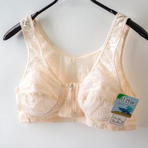 여성 빅사이즈 풀컵브라 730 인견 집업브라 앞지퍼 매쉬 노와이어 2XL 3XL 4XL