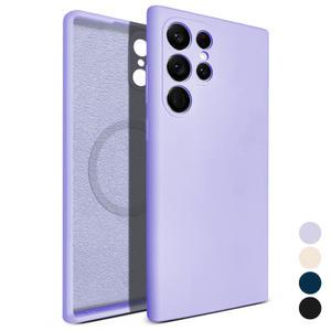 갤럭시 S25 엣지 S24 S23 S22 S21 울트라 플러스 FE 퀀텀5 4 A34 A33 LTE 맥세이프 컬러 실리콘 케이스 마그네틱