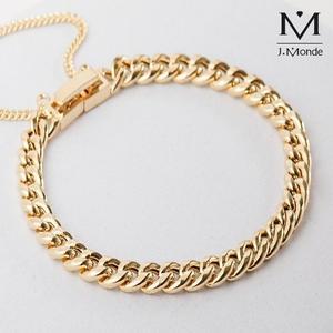 [제이몽드] 14K 할로우커브체인 (소) 팔찌