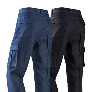 제이케이 봄 가을 남성 작업복 일상복 청 하의 카고 건빵 청바지