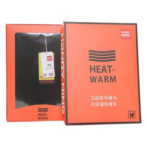 남성용 빅사이즈 히트웜 초극세사 기모 내의 세트 9855