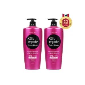 [엘라스틴]엘라스틴 실크리페어 퍼펙트 샤이닝 샴푸 1200ML x 2개
