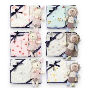 [롯데백화점]압소바 유아내의&애착인형세트 AYB103P1 SET (임신출산백일돌선물)