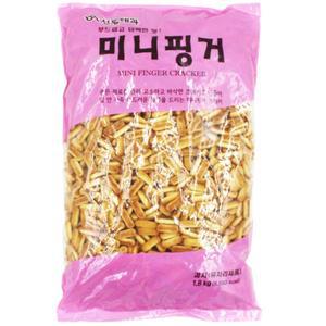 신흥제과 대용량과자 미니핑거 1.8kg 벌크 스낵 주전부리 간식 군것질 사무실 아이간식