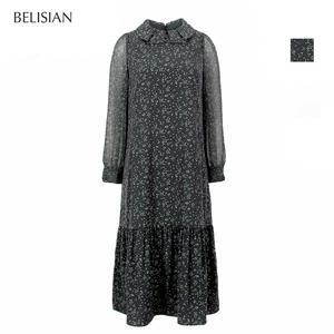 [벨리시앙](의정부점)잔꽃 프린트 원피스_OP2102