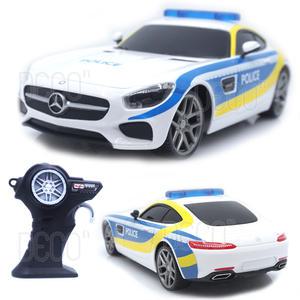 마이스토 RC카 1:24 벤츠 AMG GT 경찰차 무선조종 미니카