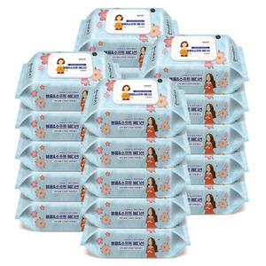 볼륨앤소프트 에디션 물티슈 캡형100매 x 20팩