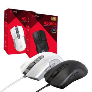 에이투 AG0104  RGB 유선 게이밍 마우스 7버튼 USB 컴퓨터 PC 노트북 게임용