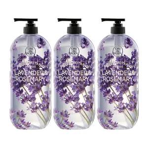 온더바디 수퍼보타닉 바디워시 라벤더, 900ml, 3개
