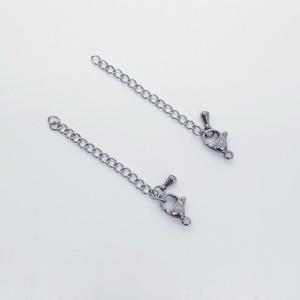 [기타]써지컬스틸 랍스터+조정자 마감체인9mm(2개)