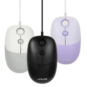 저소음 옵티컬 유선 광마우스 4단계 DPI 조절 가능 C타입 USB타입 전환 사용 가능 초경량 유선마우스