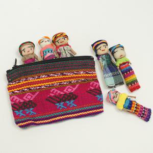 과테말라 걱정인형 6개 + 지갑