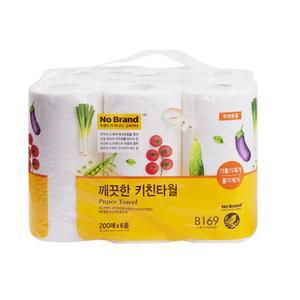 노브랜드 키친타올 200매 6롤