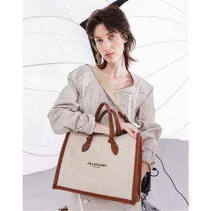 [갤러리아] JABA4F330 [뉴페이퍼] 아이보리 캔버스 북토트백