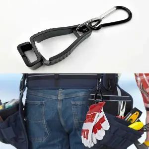등산 낚시 장갑 분실방지 집게고리 비너 1p 작업용 가방 벨트 걸이형 글로브 클립 후크