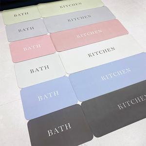 [신세계몰]레터링 미끄럼방지 규조토 발매트 욕실 화장실 주방 발매트세트