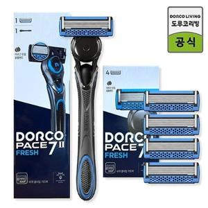 [도루코] 페이스 프레시 스타터킷 (면도기+면도날 총5입)