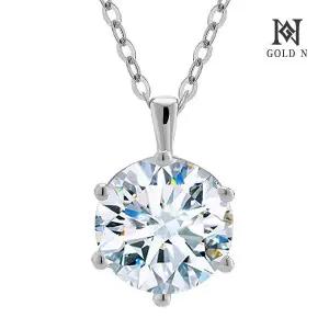 [골드앤] 18K 제노 1캐럿 랩다이아몬드 목걸이